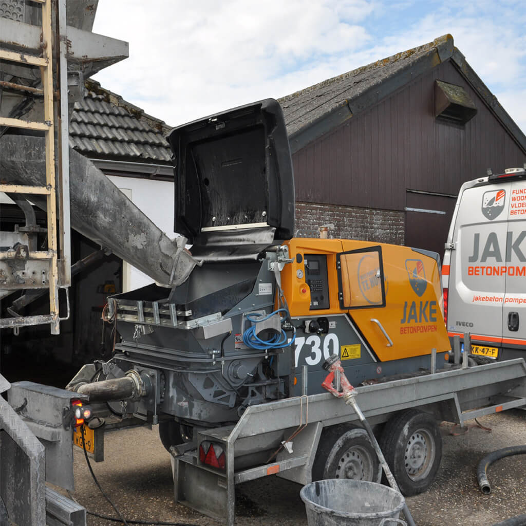 Beton bestellen en laten storten